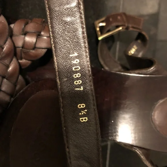 Gucci braided platform sandals - Picture 3 of 15